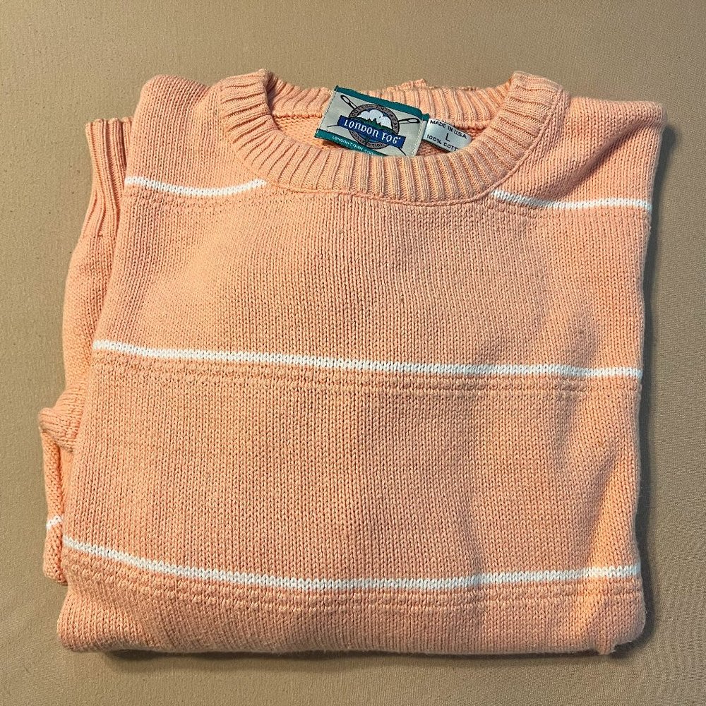 London Fog Sweater - Men's Large 100% Cotton